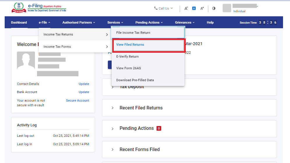 ’Income Tax Returns
